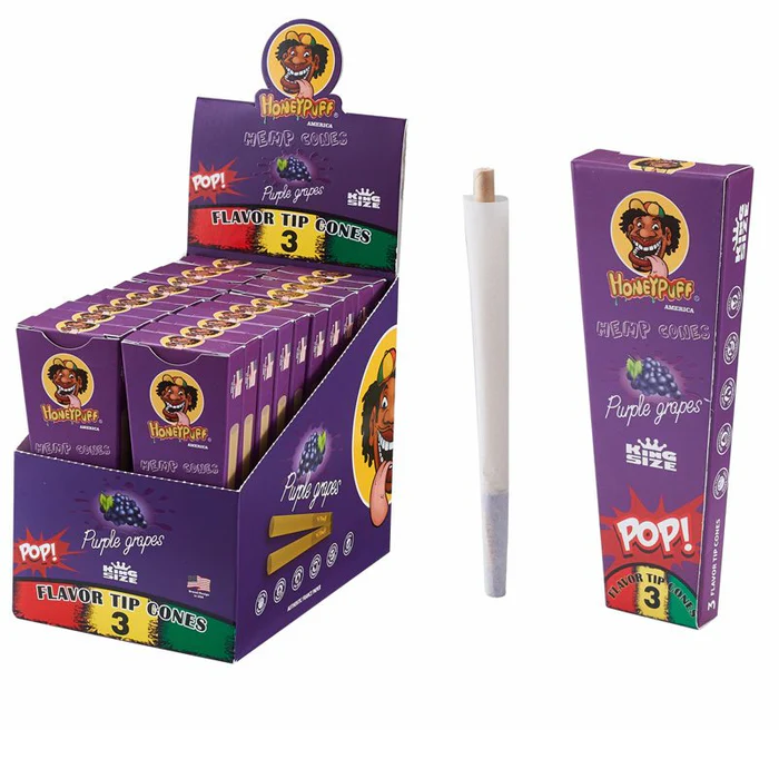 HONEYPUFF Flavor Pop Cones (3 Stk.) — Grape